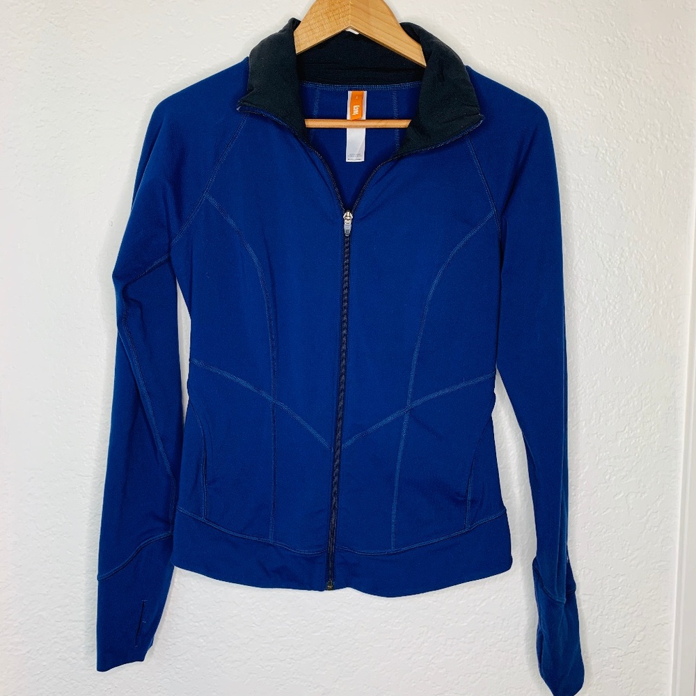 Lucy | Blue Zip Up Jacket Small